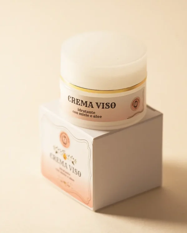 Crema viso con Miele e Aloe, produzione locale Apicoltura Lanni