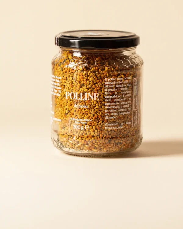 Pollinie italiano vasetto da 200g, produzione locale Apicoltura Lanni